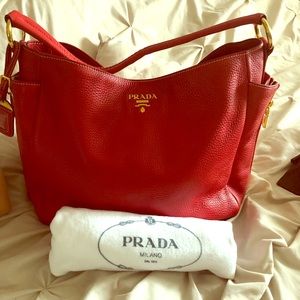 Prada leather should bag
